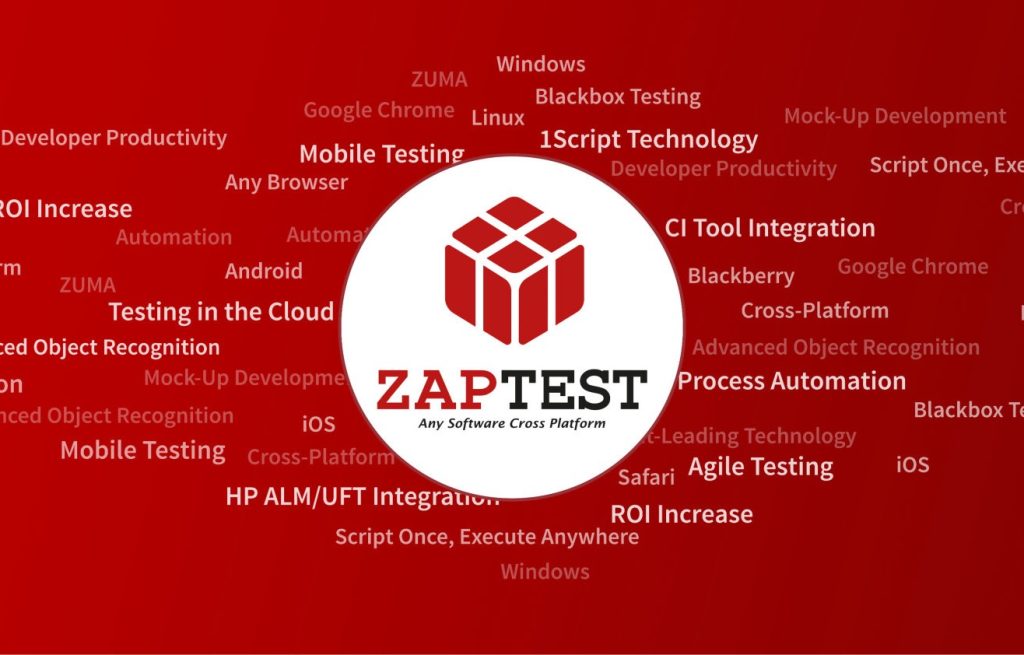 ZAPTEST RPA + Testautomatiseringssuite