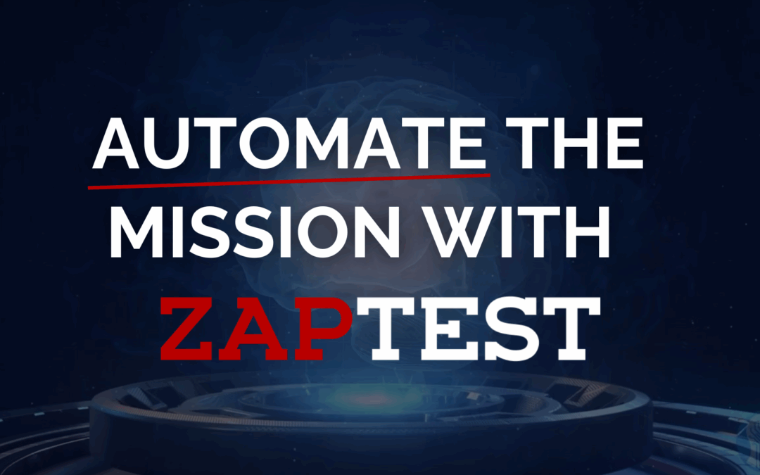 Automate tasks efficiently using ZAPTEST software.